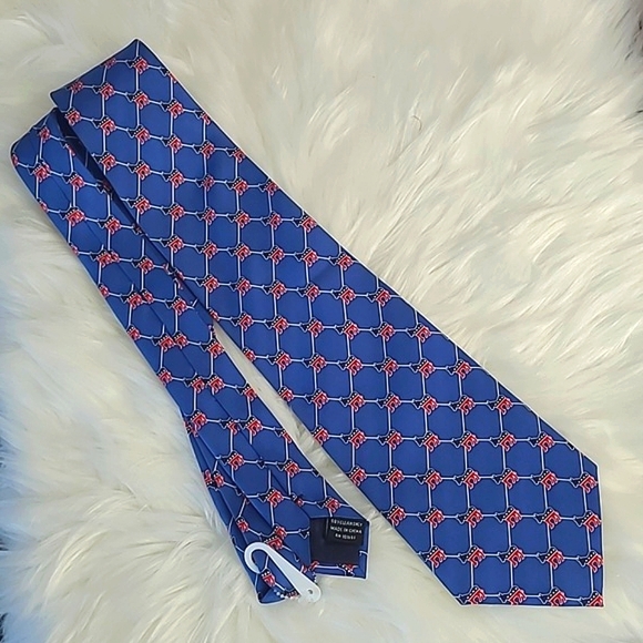 Vintage Y2K 100% Silk Democratic Democrat Political Party Donkey Tie Necktie 60" - Picture 12 of 17